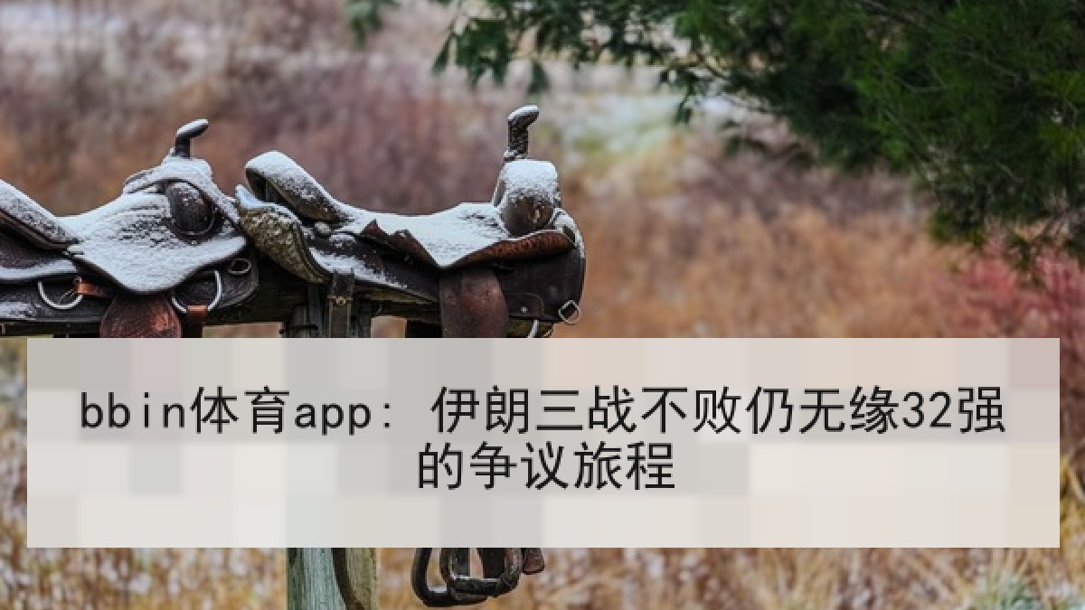 bbin体育app: 伊朗三战不败仍无缘32强的争议旅程